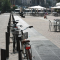 Piazza Vittorio Veneto, le nuove rastrelliere