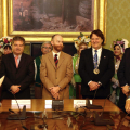 I rappresentanti della Fondazione dello Storico Carnevale di Ivrea