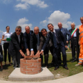 La posa del primo mattone del termovalorizzatore