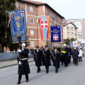 Il corteo in via Pirano