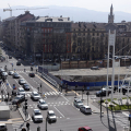 Il ponte aperto al traffico
