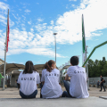 Quiete prima dell'apertura dei cancelli