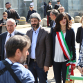 Le autorità con Roberto Fico, neo Presidente della Camera