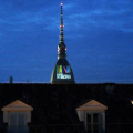 Il logo del Salone sulla Mole Antonelliana