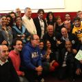 I volontari di N.I.D.A Onlus con la Sindaca Appendino