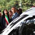 Le autorità fra gli stand del Salone