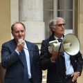 Guido Saracco, Rettore del Politecnico e Riccardo D'Elicio Presidente del Cus Torino