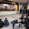 Un momento della cerimonia d'inaugurazione