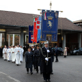 Presenti i Gonfaloni della Città, della Regione e Città Metropolitana