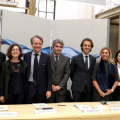 Un momento della conferenza stampa