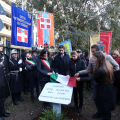Lo scoprimento della targa