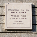 Una targa per Sebastiano D'Alleo e Antonio Pedio, vittime del terrorismo