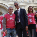 Al centro Sergio Chiamparino e Riccardo D'Elicio