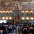 La conferenza stampa di presentazione della mostra "Leonardo da Vinci - Disegnare il futuro" a Palazzo Reale