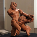 Baccio Bandinelli, Ercole e il leone di nemeo, circa 1530-1540