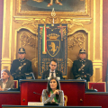 Un momento della commemorazione in Sala Rossa