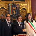 Roberto Finardi, Francesco Sicari, Urbano Cairo, Chiara Appendino e Sergio Chiamparino