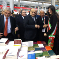 Le autorità fra gli stand dal Salone