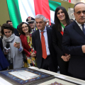 Le autorità fra gli stand dal Salone