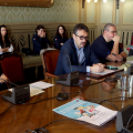 Un momento della conferenza stampa