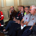 I volontari della Protezione Civile in Sala Congregazioni