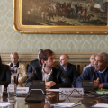 Un momento della conferenza stampa