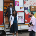 La sindaca visita il Bibliobus