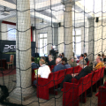 Un momento della conferenza stampa