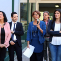 Primo giorno di scuola, il saluto agli allievi di Appendino e Di Martino