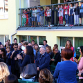 Primo giorno di scuola, il saluto agli allievi di Appendino e Di Martino