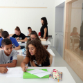 Le aule della nuova scuola Fermi