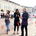 Il taglio del nastro dell'edizione 2019 di CioccolaTò