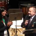 Chiara Appendino e Emiliano Bezzon