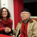 L'Assessora Francesca Leon da il benvenuto a Leiji Matsumoto