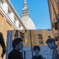 Dopo mezzanotte. Mole Antonelliana, via Verdi - via Riberi