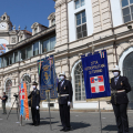 I Gonfaloni della Città di Torino, della Città Metropolitana e della Regione Piemonte