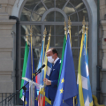 Il Presidente della Regione Piemonte, Alberto Cirio