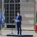Il Presidente della Regione Piemonte, Alberto Cirio