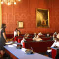 La cerimonia nella Sala Rossa di Palazzo Civico