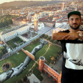 L'artista franco-svizzero Saype