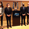 Chiara Appendino, Gian Maria Gros-Pietro, Fabrizio Ricca e Angelo Binaghi
