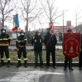 I Vigili del Fuoco presenti alla cerimonia
