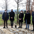 Le autorità presenti al Cimitero Monumentale