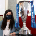 La sindaca Chiara Appendino con la coppa delle ATP Finals