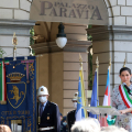 Un momento della cerimonia