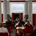 Un momento della conferenza stampa