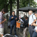 Un momento della conferenza stampa