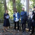 Gustavo Zagrebelsky e Patrizia Sandretto Re Rebaudengo con gli artisti di Memory Matters