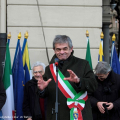 Un momento di distensione durante la commemorazione
