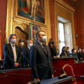 Un momento della cerimonia di proclamazione